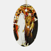 Hassidic Hochzeit Keramik Ornament (Rechts)