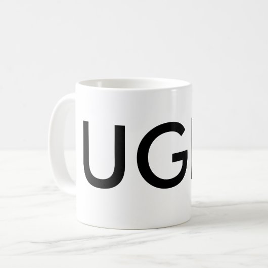 HÄSSLICH KAFFEETASSE (Vorderseite Links)