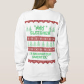 hässlich, lustig, Weihnachten Frauen Sweatshirt - (Rückseite)