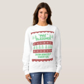 hässlich, lustig, Weihnachten Frauen Sweatshirt - (Vorne ganz)