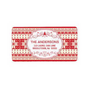 Hässliche Adressaufkleber