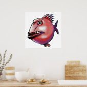 hässliche Darstellung des Cartoon Poster (Küche)