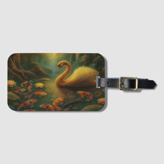 Hässliche Ente  Gepäckanhänger (Vorderseite (Horizontal))