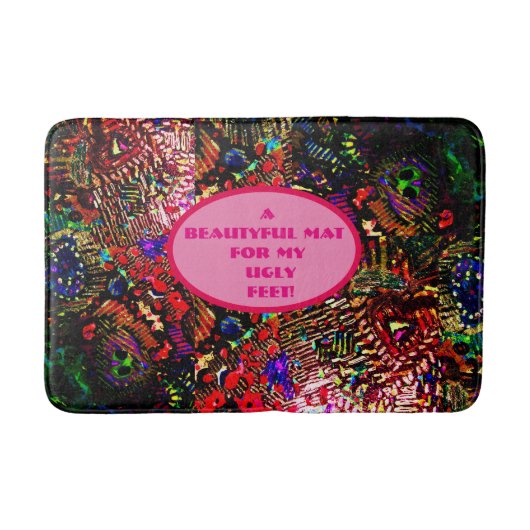 Hässliche Füße Badmatte Badematte (Vorderseite)