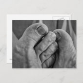 Hässliche Füße Postkarte (Vorne/Hinten)