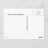Hässliche Füße Postkarte (Rückseite)