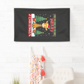 Hässliche Giraffe Weihnachtspullover Lustiger Weih Banner (Insitu)