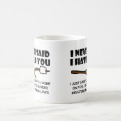Hässliche Marshmallows Lustiger Becher Kaffeetasse (Mittel)
