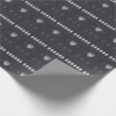 Hässliche Strickjacke Chanukkas Geschenkpapier (Ecke)