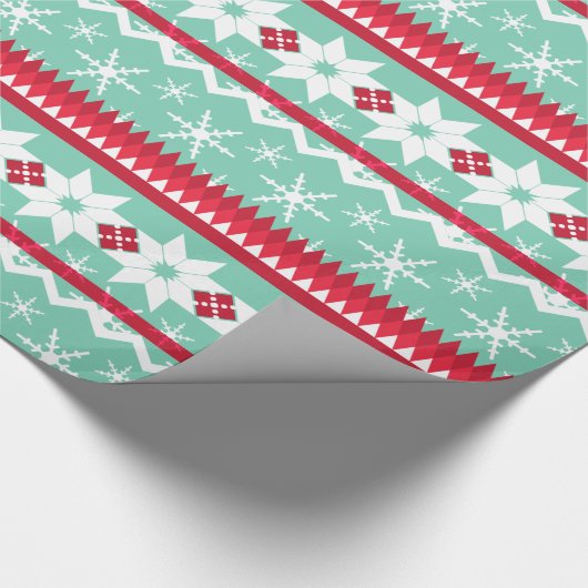 Hässliche Strickjacke Geschenkpapier (Ecke)