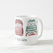 Hässliche Strickjacke mit Text Kaffeetasse (VorderseiteRechts)