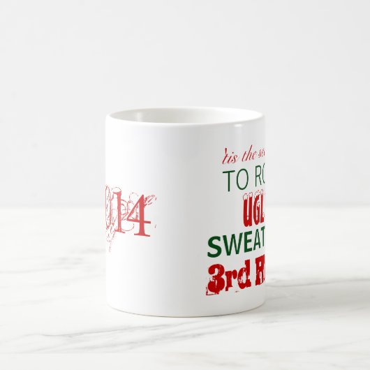 Hässliche Strickjacke-Sieger-Preis-Tasse Kaffeetasse (Mittel)