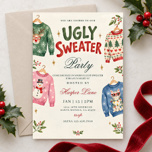 Hässliche Sweater-Party  Einladung