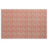 hässliche Weihnachten Houndstooth Fledermäuse rot Stoff (Yard (91,4 cm))