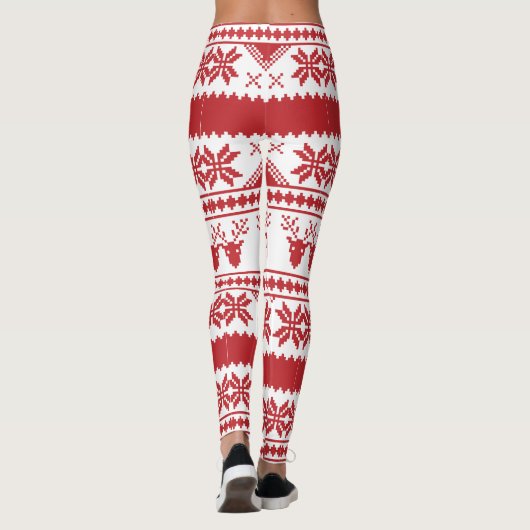 hässliche Weihnachten Weihnachten Weihnachten Legg Leggings (Rückseite)