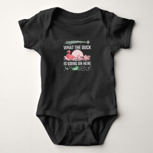 Hässliche Weihnachten - What The Duck Baby Strampler