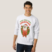 hässliche Weihnachts-T-Shirts Sweatshirt (Vorne ganz)