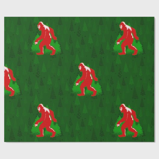 hässliche Weihnachtsbäume, die zum größten Weihnac Geschenkpapier (Flach)