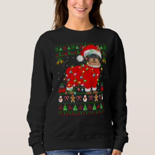 Hässliche Weihnachtsbeleuchtung Weihnachtsmann Yor Sweatshirt