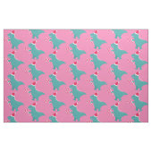 hässliche Weihnachtsdinosaurier trex Schneeflocken Stoff (Fat Quarter (45,7 x 55,9 cm))