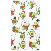 hässliche Weihnachtsfeier avocado santa Tischdecke (Vorderseite)