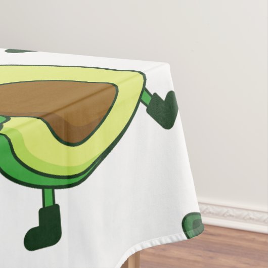 hässliche Weihnachtsfeier avocado santa Tischdecke (Beispiel)