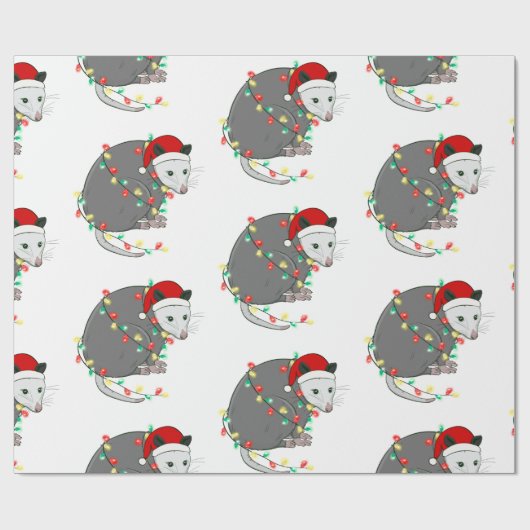 hässliche Weihnachtsfeier Geschenkpapier (Flach)