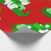 hässliche Weihnachtsfeier Geschenkpapier (Ecke)