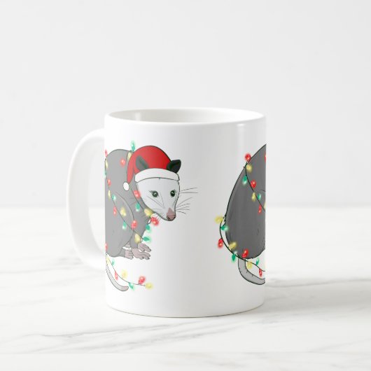 hässliche Weihnachtsfeier Kaffeetasse (Vorderseite Links)