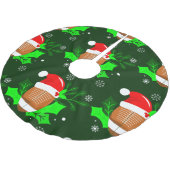 hässliche Weihnachtsfeiern Polyester Weihnachtsbaumdecke (Schrägansicht)