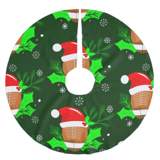 hässliche Weihnachtsfeiern Polyester Weihnachtsbaumdecke (Vorderseite)