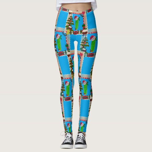 hässliche Weihnachtsfeiertage Leggings (Vorderseite)