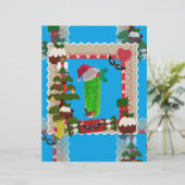 hässliche Weihnachtsfeige Briefbogen (Stehend Vorderseite)