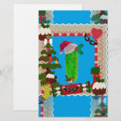 hässliche Weihnachtsfeige Briefpapier (Vorne/Hinten)
