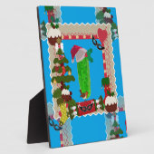 hässliche Weihnachtsfeige Fotoplatte (Seite)