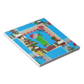 hässliche Weihnachtsfeige Notizblock (angewinkelt)