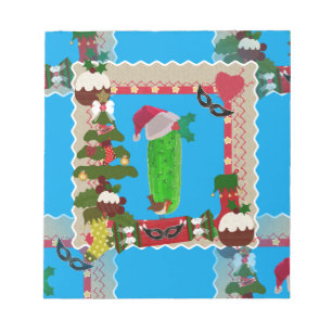 hässliche Weihnachtsfeige Notizblock