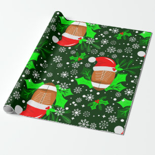 hässliche Weihnachtsfussball-Weihnachtslieder Geschenkpapier