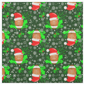 hässliche Weihnachtsfussball-Weihnachtslieder Stoff (Muster)