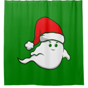 hässliche Weihnachtsgeister, spitzfindig, gruselig Duschvorhang
