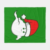hässliche Weihnachtsgeister, spitzfindig, gruselig Fleecedecke (Vorderseite (Horizontal))