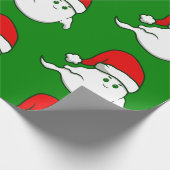 hässliche Weihnachtsgeister, spitzfindig, gruselig Geschenkpapier (Ecke)