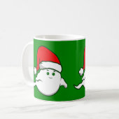 hässliche Weihnachtsgeister, spitzfindig, gruselig Kaffeetasse (Vorderseite Links)