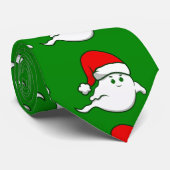 hässliche Weihnachtsgeister, spitzfindig, gruselig Krawatte (Gerollt)