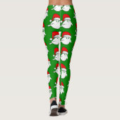 hässliche Weihnachtsgeister, spitzfindig, gruselig Leggings (Rückseite)