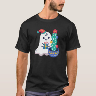 hässliche Weihnachtsghost xmas cactus santa claus T-Shirt