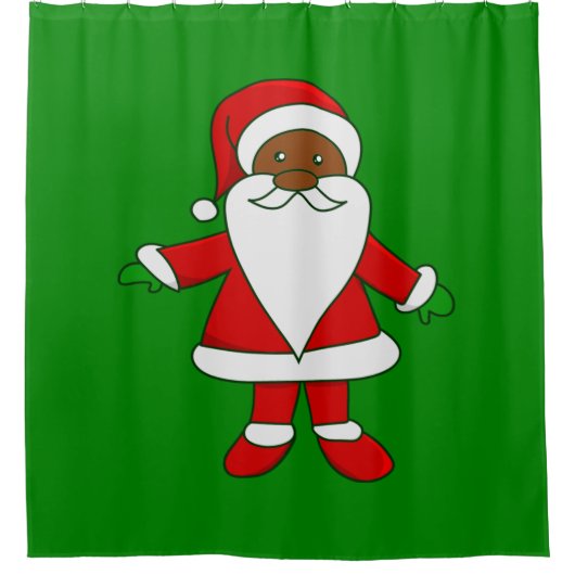 hässliche Weihnachtsklauseln Duschvorhang (Vorderseite)