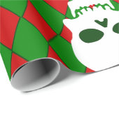 hässliche Weihnachtskraut Geschenkpapier (Rolleneckpunkt)