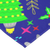 hässliche Weihnachtslieder Alien santa dog cat Tischdecke (Schrägansicht)