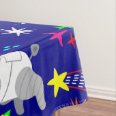 hässliche Weihnachtslieder Alien santa dog cat Tischdecke (Beispiel)